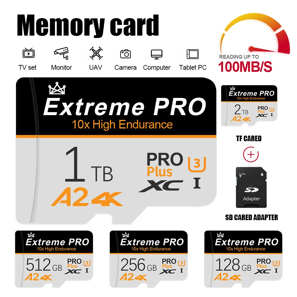 1TB Micro TF SD Card 2TB Memory Card 128GB High Speed Class 10 SD Card 128GB TF Flash Memory Card 512GB Micro Tarjeta Sd 128GB
1TB Micro TF SD Card 2TB Memory Card 128GB High Speed Class 10 SD Card 128GB TF Flash Memory Card 512GB Micro Tarjeta Sd 128GB