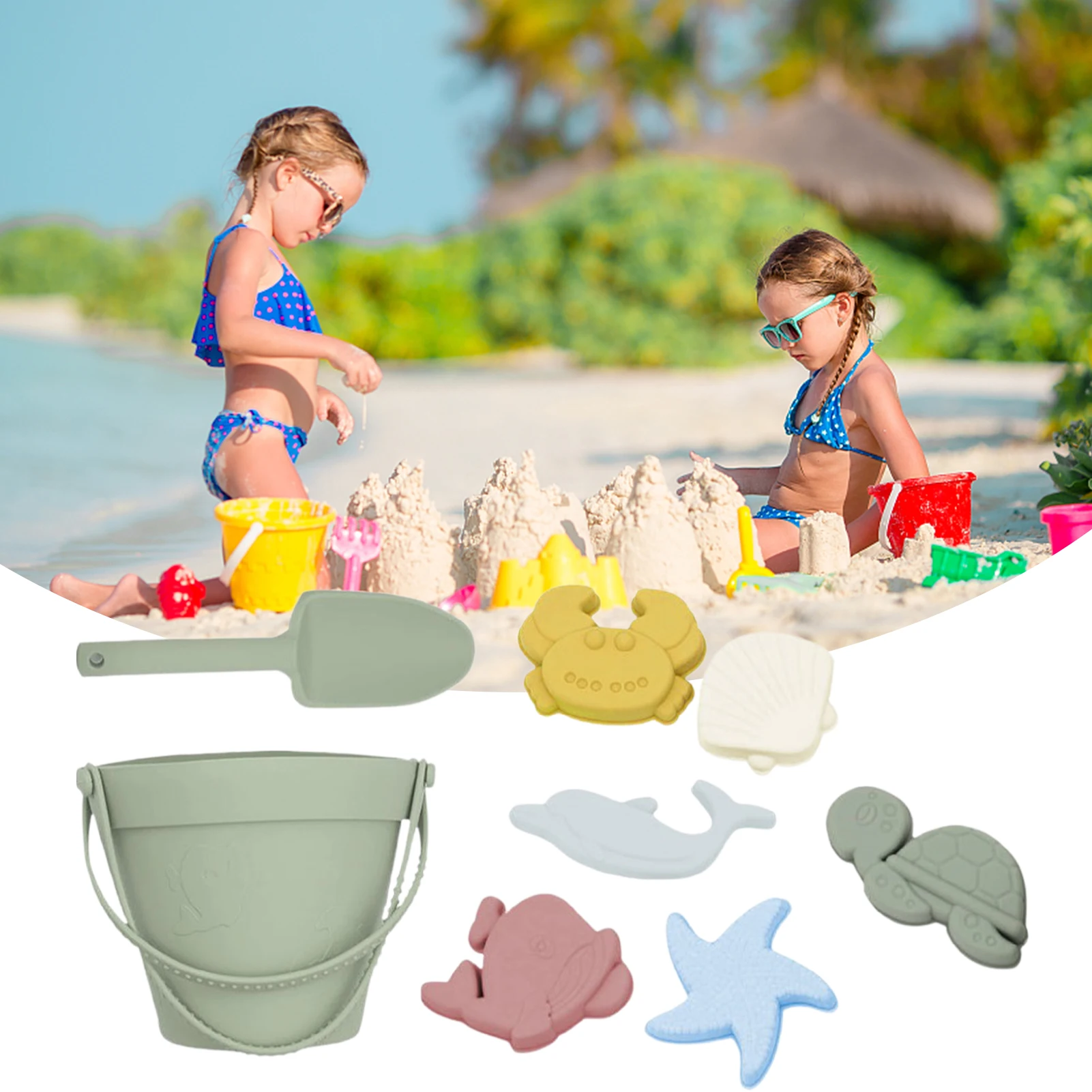 Silicone Children Beach Toys Summer Beach Game Play Toy Bath Water Play Toys Travel Sand Toys Outdoor Beach Game Accessories For
Silicone Children Beach Toys Summer Beach Game Play Toy Bath Water Play Toys Travel Sand Toys Outdoor Beach Game Accessories For