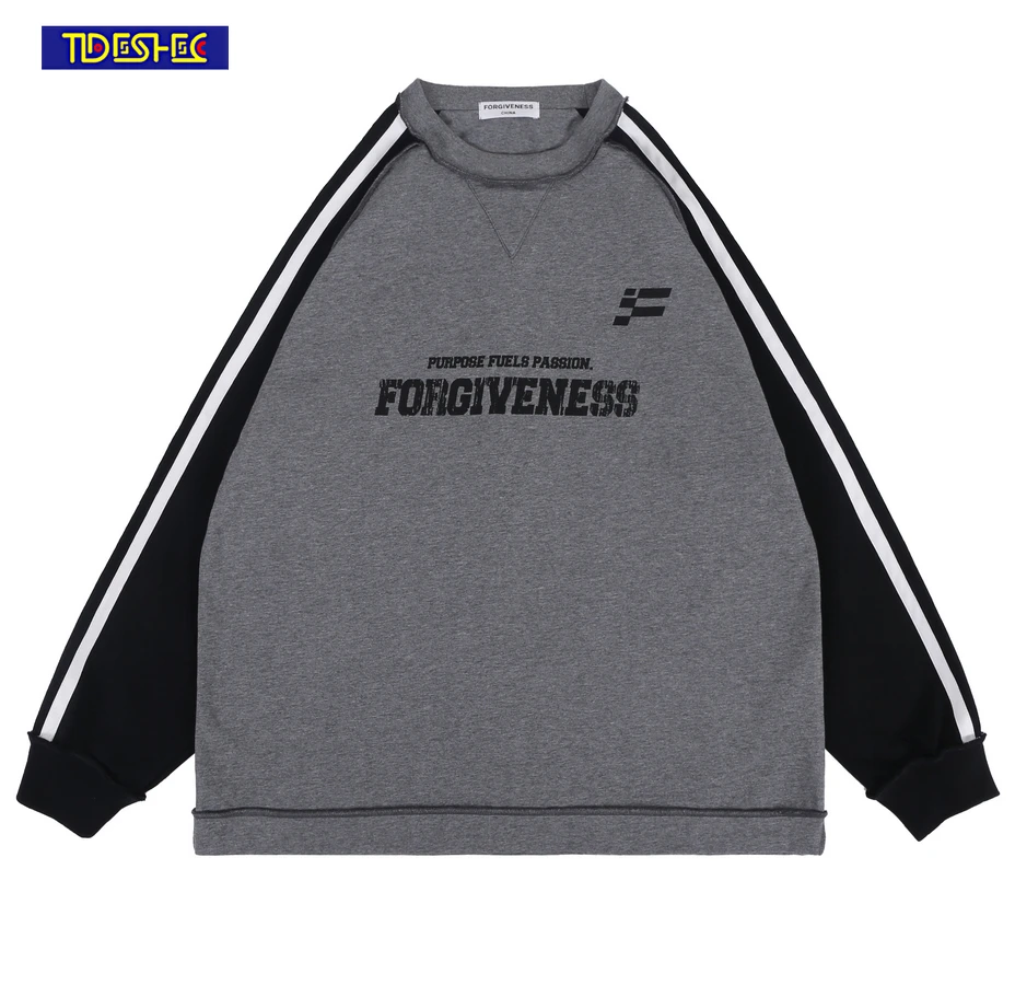 2023 Streetwear Harajuku Casual Cotton Pullover Hip Hop Patchwork Side Striped T Shirts Autumn Men Oversized Long Sleeve Tshirts
2023 Streetwear Harajuku Casual Cotton Pullover Hip Hop Patchwork Side Striped T Shirts Autumn Men Oversized Long Sleeve Tshirts