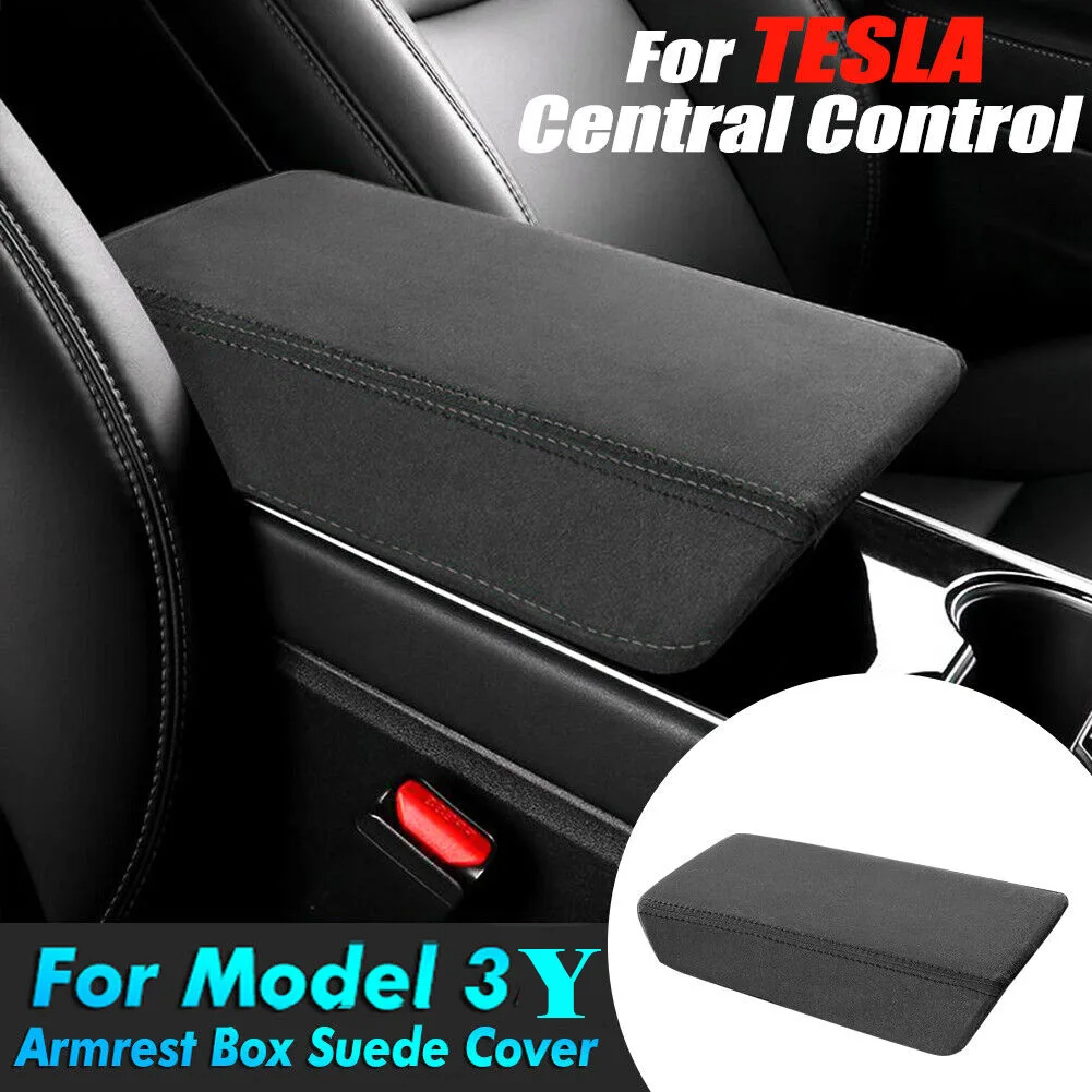 Car Central Armrest Box Protective Suede Cover Carbon Fiber Durable Car Interior Cover Fit For Tesla Model 3 Y Cushion Mat
Car Central Armrest Box Protective Suede Cover Carbon Fiber Durable Car Interior Cover Fit For Tesla Model 3 Y Cushion Mat