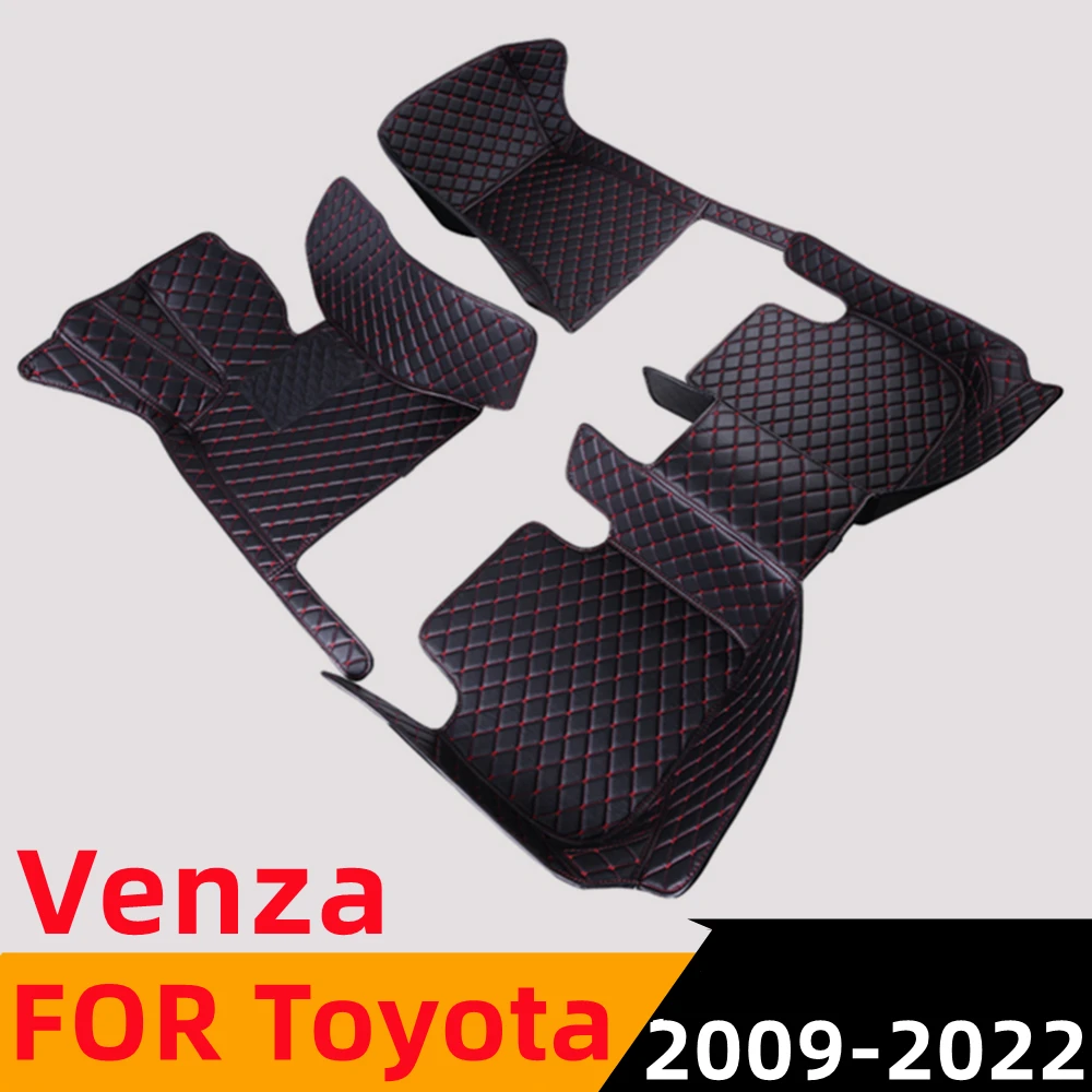 

Sinjayer, водонепроницаемые кожаные Коврики для автомобиля под заказ, передние и задние напольные коврики, автозапчасти для Toyota Venza 2009-2016 2022