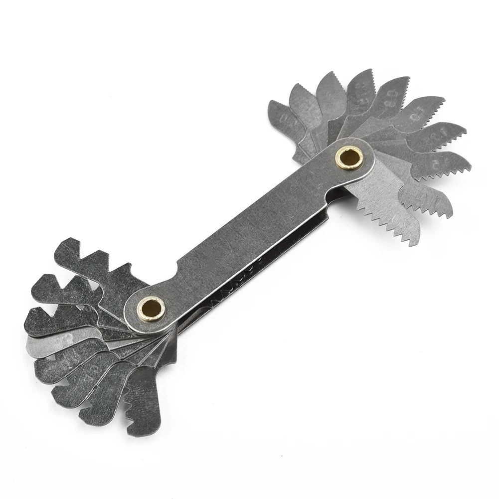Thread Measuring Gauge Steel Pitch Cutting Gauge Tool Set 55 And 60° Inch And Metric Measurement Lathe Combina 6.7 X 1.7 X 1.3cm
Thread Measuring Gauge Steel Pitch Cutting Gauge Tool Set 55 And 60° Inch And Metric Measurement Lathe Combina 6.7 X 1.7 X 1.3cm