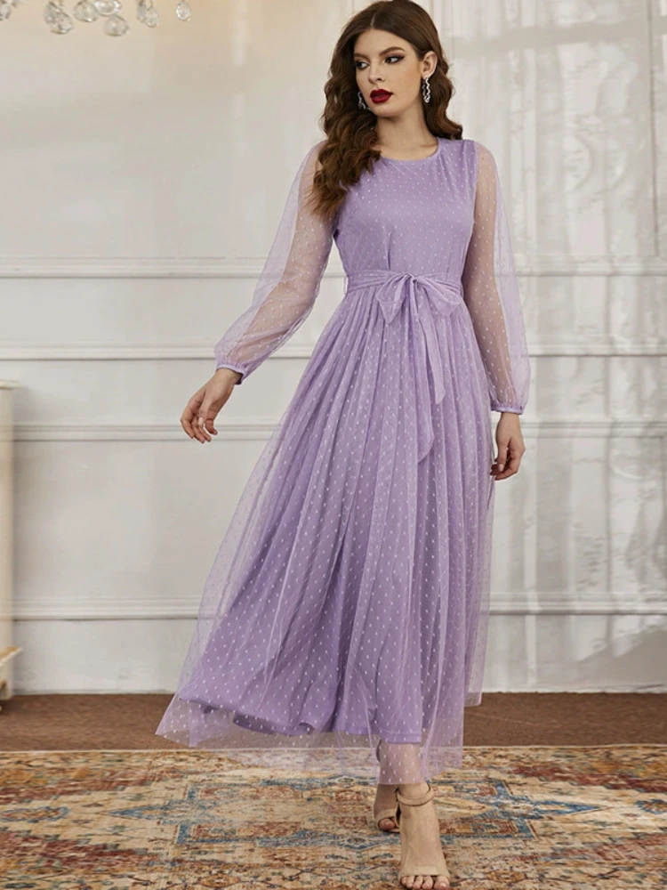 Женское свободное платье Eid Dress splайе, с газовым поясом, элегантное платье в мусульманском стиле, лето 2023
Женское свободное платье Eid Dress splайе, с газовым поясом, элегантное платье в мусульманском стиле, лето 2023