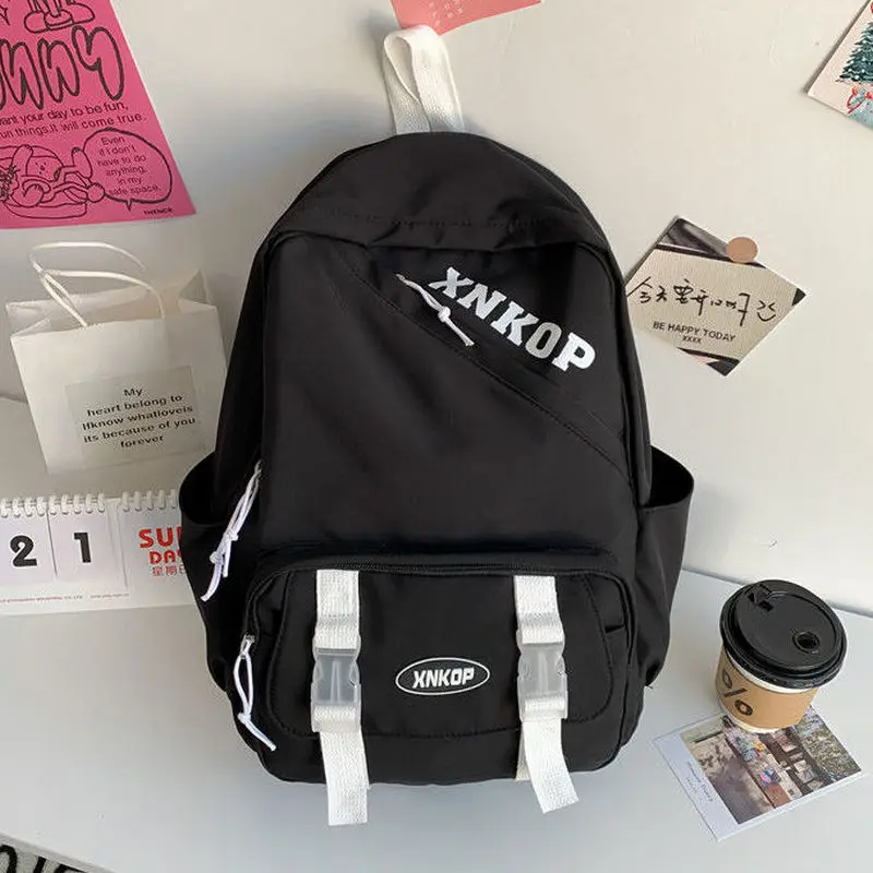 Black Women Backpacks for School Teenagers Girls High School Bags Nylon College Student Bookbag Casual Korean Bagpack
Black Women Backpacks for School Teenagers Girls High School Bags Nylon College Student Bookbag Casual Korean Bagpack