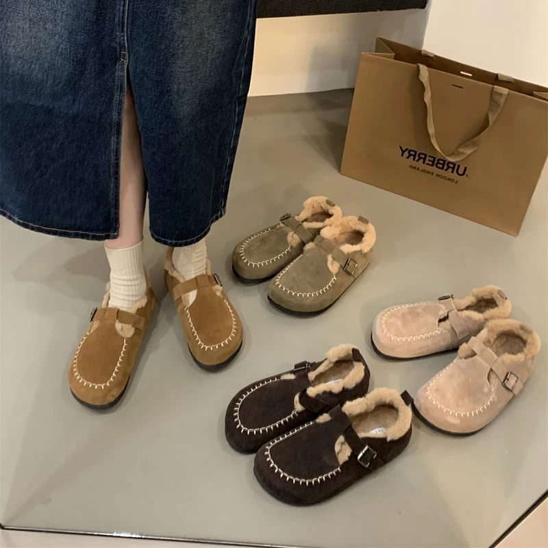 Winter Shoes Women Loafers Fur Casual Female Sneakers Slip-on Round Toe Clogs Platform Autumn Shallow Mouth New Slip On Moccasin
Winter Shoes Women Loafers Fur Casual Female Sneakers Slip-on Round Toe Clogs Platform Autumn Shallow Mouth New Slip On Moccasin
