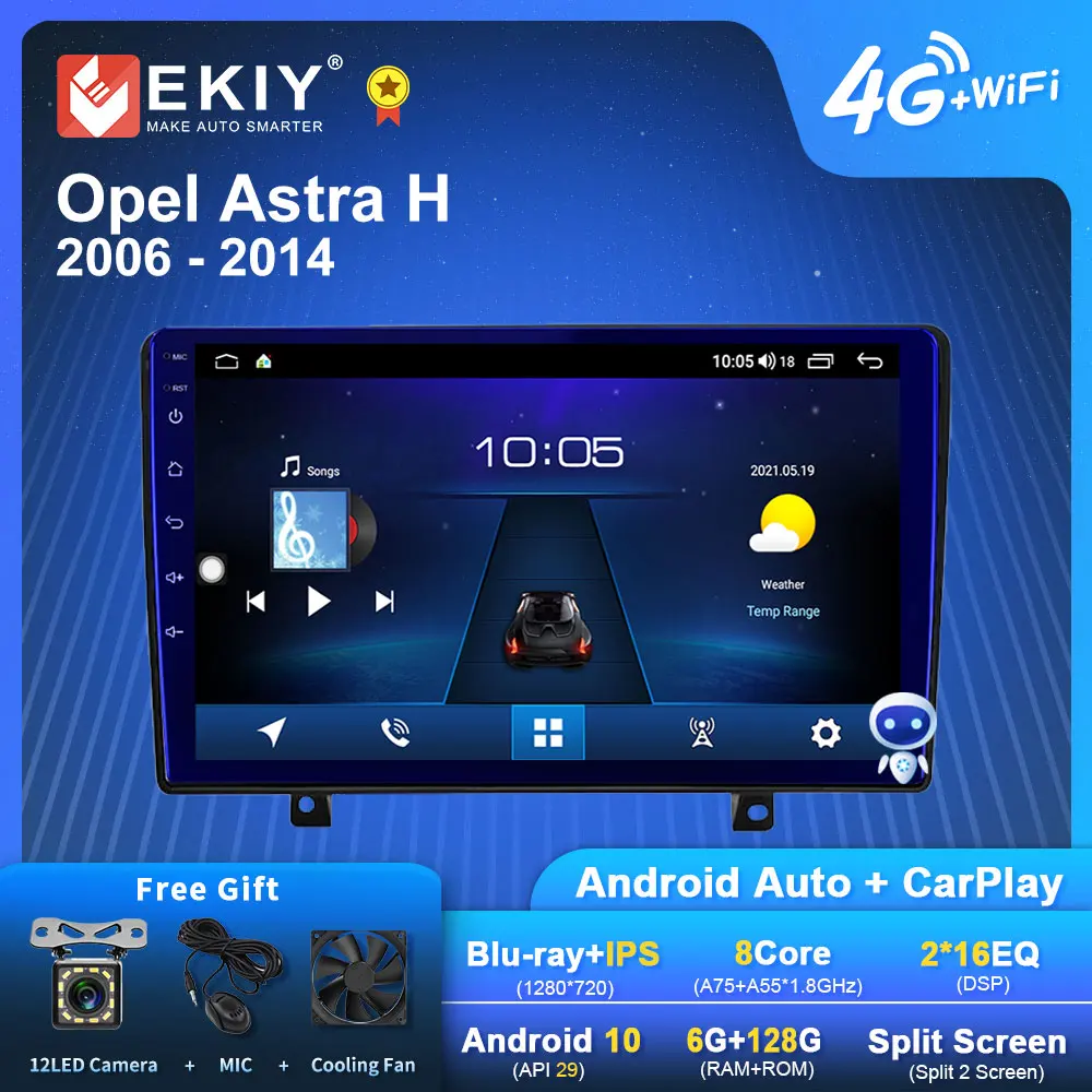 Автомобильный радиоприемник EKIY S7T IPS Android для Opel Astra H 2006-2014 стерео Мультимедийный плеер стерео GPS навигатор DSP Carplay Авто No 2Din DVD
Автомобильный радиоприемник EKIY S7T IPS Android для Opel Astra H 2006-2014 стерео Мультимедийный плеер стерео GPS навигатор DSP Carplay Авто No 2Din DVD
