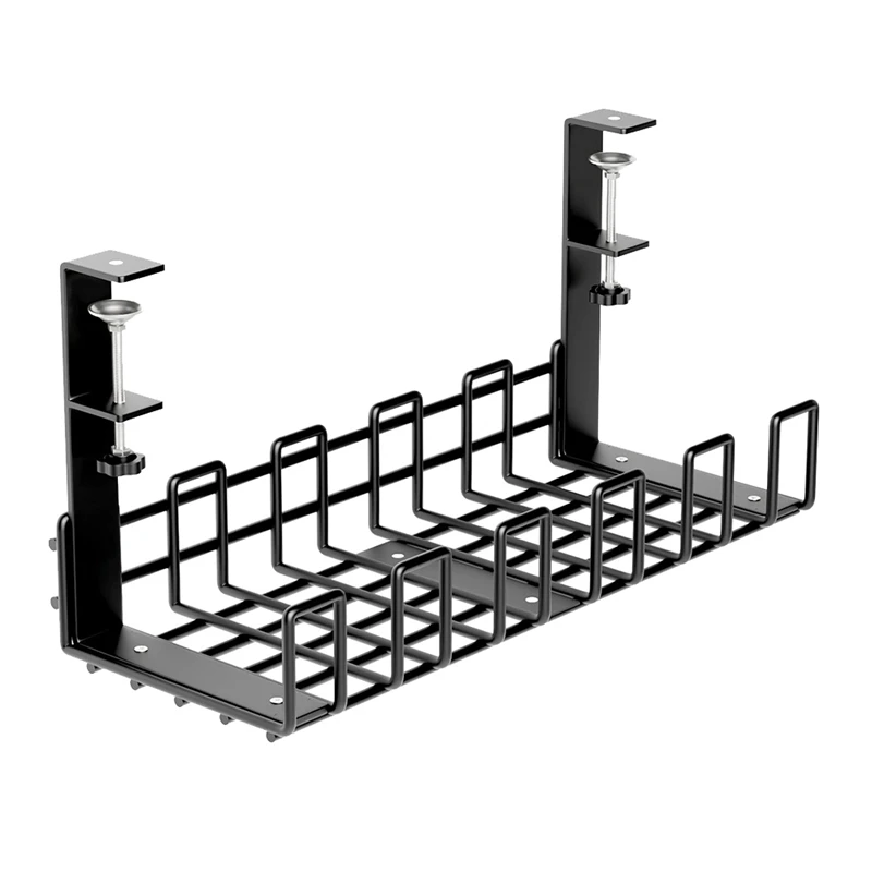 1 PCS Under Desk Wire Storage Rack Under Desk Cable Organizer Wire Cable Tray Cable Management Under Table Storage Rack Black
1 PCS Under Desk Wire Storage Rack Under Desk Cable Organizer Wire Cable Tray Cable Management Under Table Storage Rack Black