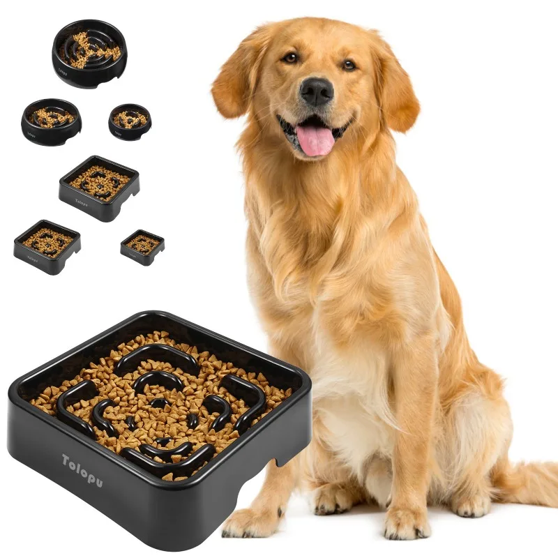New Slow Feed Dog Bowl for dogs and cats Stop expanding bowl Anti-choking and anti-swallowing square durable ABS pet accessories
New Slow Feed Dog Bowl for dogs and cats Stop expanding bowl Anti-choking and anti-swallowing square durable ABS pet accessories
