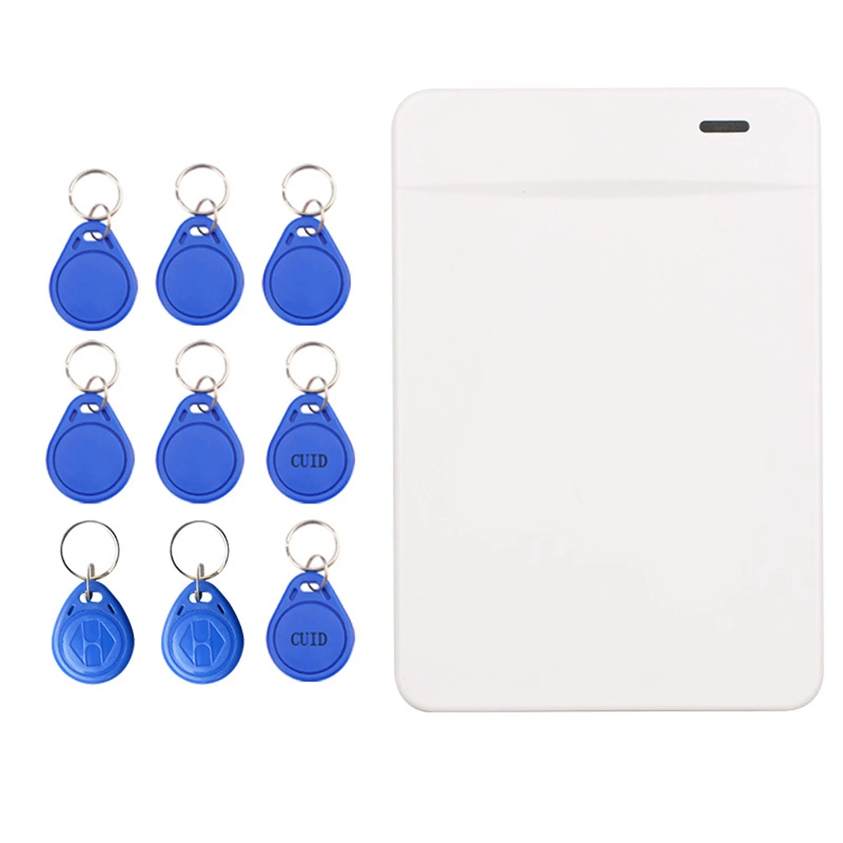 RFID Reader Writer 125KHz 13.56MHz Copier Duplicator USB Programmer with 5 UID 2 CUID 2 ID Keychain
RFID Reader Writer 125KHz 13.56MHz Copier Duplicator USB Programmer with 5 UID 2 CUID 2 ID Keychain