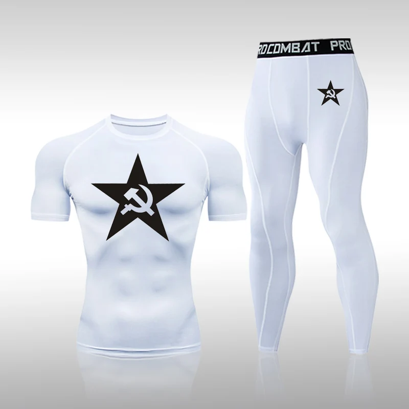 2 Pieces Sets Men Running Sets Autumn Sportswear Sport Suit Sweatshirt Sweatpants Mens T Shirt MMA Jogging Quick Dry Tracksuit
2 Pieces Sets Men Running Sets Autumn Sportswear Sport Suit Sweatshirt Sweatpants Mens T Shirt MMA Jogging Quick Dry Tracksuit