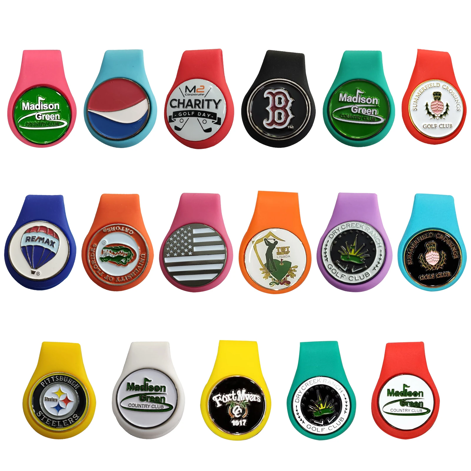 2pcs Mini Gift Silicone Universal Multifunctional Golf Hat Clip Magnet Attach Ball Marker Training Aids Random Pattern Portable
2pcs Mini Gift Silicone Universal Multifunctional Golf Hat Clip Magnet Attach Ball Marker Training Aids Random Pattern Portable