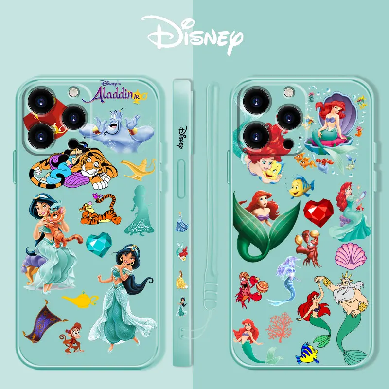 Thin Celular Silicone Liquid Cover Case for iPhone 11 12 13 Pro Max XS 7 8 Plus SE 7p 2020 Disney Ariel Princess Jasmine Phone
Thin Celular Silicone Liquid Cover Case for iPhone 11 12 13 Pro Max XS 7 8 Plus SE 7p 2020 Disney Ariel Princess Jasmine Phone