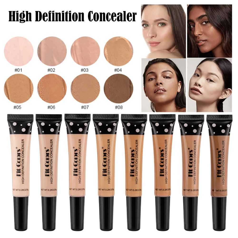 8ml Facial Concealer Cream Waterproof Matte Base Face Makeup Foundation Cream Cover Dark Circles Acne Even Skin Tone Concealer
8ml Facial Concealer Cream Waterproof Matte Base Face Makeup Foundation Cream Cover Dark Circles Acne Even Skin Tone Concealer