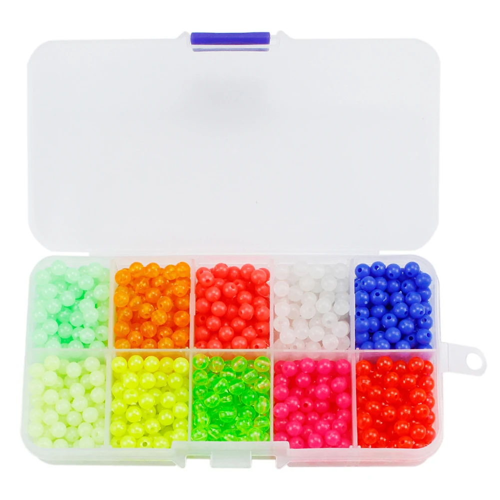 1000pcs Luminous Fishing Beads Assortment Set Soft Plastic Oval Round Fishing Bait Eggs Round Floating Fishing Beads
1000pcs Luminous Fishing Beads Assortment Set Soft Plastic Oval Round Fishing Bait Eggs Round Floating Fishing Beads