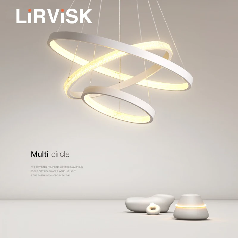 Современная светодиодная люстра LIRVISK, лампа для гостиной, столовой, спальни, зала, бара, комнатное освещение
Современная светодиодная люстра LIRVISK, лампа для гостиной, столовой, спальни, зала, бара, комнатное освещение