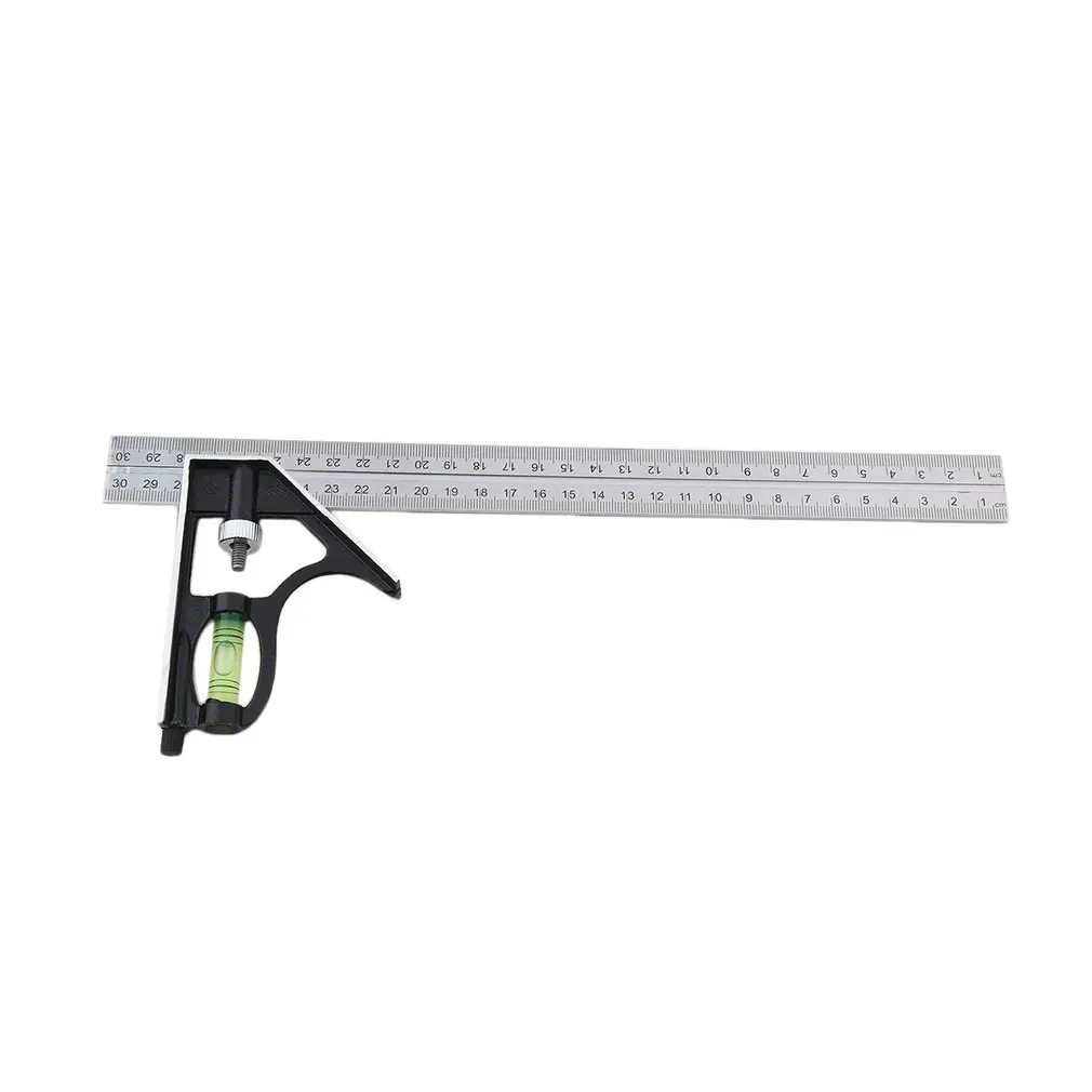 Stainless Steel Combination Square Angle Ruler Measuring Tools Move the measuring angle ruler set High grade measurement
Stainless Steel Combination Square Angle Ruler Measuring Tools Move the measuring angle ruler set High grade measurement