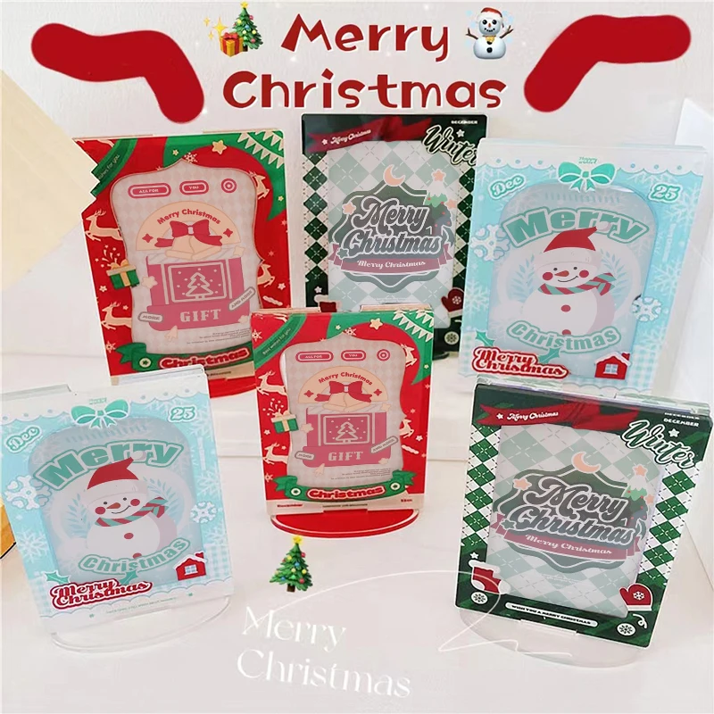 Cute Photocard Frame Desktop Decor Card Display Stand Christmas Card Sleeve Photo Protection Photo Holder Christamas Gift
Cute Photocard Frame Desktop Decor Card Display Stand Christmas Card Sleeve Photo Protection Photo Holder Christamas Gift