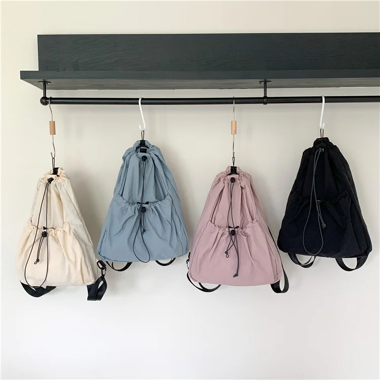 Pink Drawstring Fashion Summer Backpack for Women Kawaii Nylon Light Soft Women Backpack Casual Travel Ladies Bag Backpack
Pink Drawstring Fashion Summer Backpack for Women Kawaii Nylon Light Soft Women Backpack Casual Travel Ladies Bag Backpack