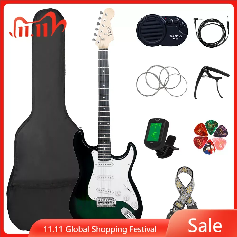 IRIN 39 Inch Electric Guitar 21 Frets 6 String Basswood Body Electric Guitar With Speaker Necessary Guitar Parts & Accessories
IRIN 39 Inch Electric Guitar 21 Frets 6 String Basswood Body Electric Guitar With Speaker Necessary Guitar Parts & Accessories