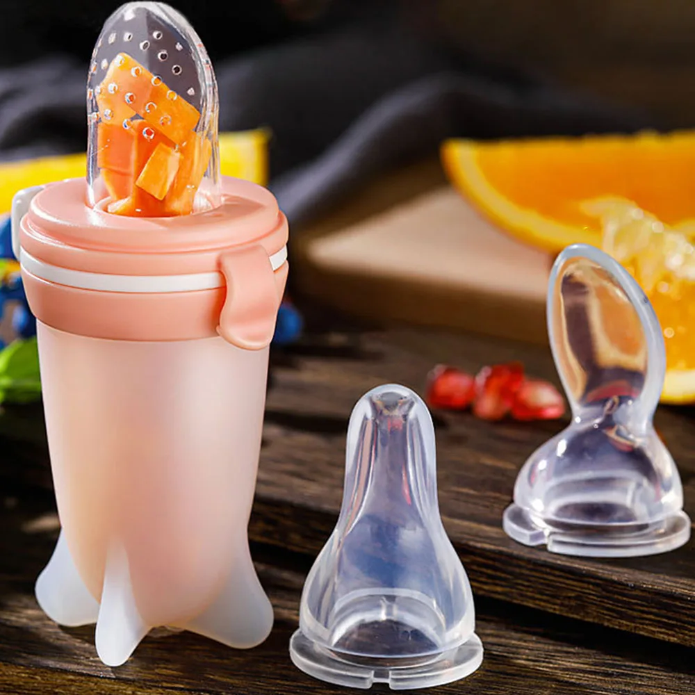 Baby three-in-one fruit and vegetable bite bag medicine feeder supplementary feeding spoon silicone rice paste milk bottle
Baby three-in-one fruit and vegetable bite bag medicine feeder supplementary feeding spoon silicone rice paste milk bottle