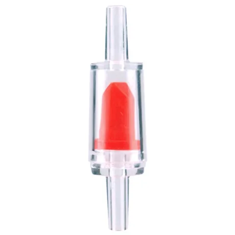 Красный, 1 шт., аквариумный односторонний невозвратный элемент, аксессуары для воздушного насоса, совместимые с воздушной трубкой 4 мм