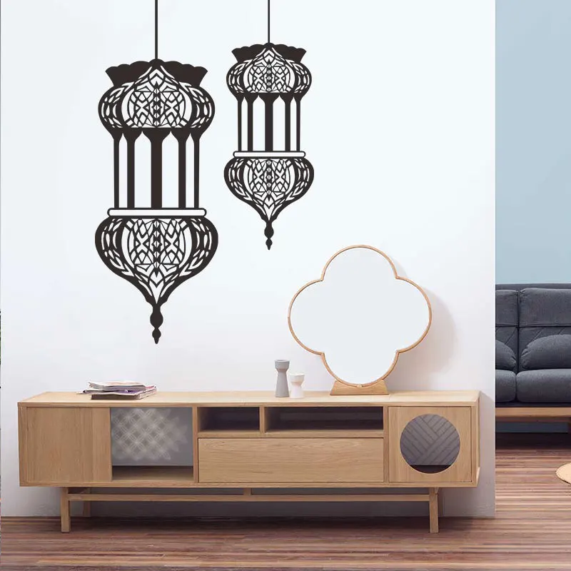 2PCS/Sets Removable Muslim Islam Ramadan Lantern Wallpaper Festival Elements Culture Wall Stickers Home Decor Decals 30*60cm
2PCS/Sets Removable Muslim Islam Ramadan Lantern Wallpaper Festival Elements Culture Wall Stickers Home Decor Decals 30*60cm