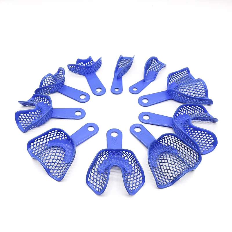 10pair Dental Plastic Steel Impression Tray Impression Metal Teeth Holder For Denture Model Materials
10pair Dental Plastic Steel Impression Tray Impression Metal Teeth Holder For Denture Model Materials