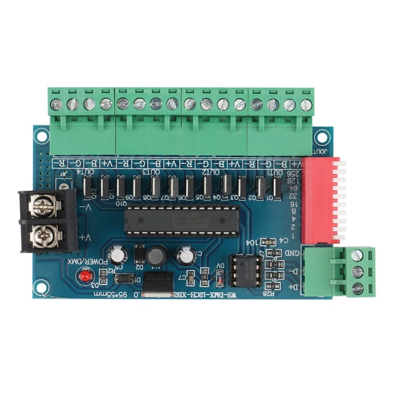 DC5V-24V 12CH DMX512 LED Decoder 12Channels DMX 3P Constant Voltage Controller Dimmer For Led Lights Lamp Modules
DC5V-24V 12CH DMX512 LED Decoder 12Channels DMX 3P Constant Voltage Controller Dimmer For Led Lights Lamp Modules