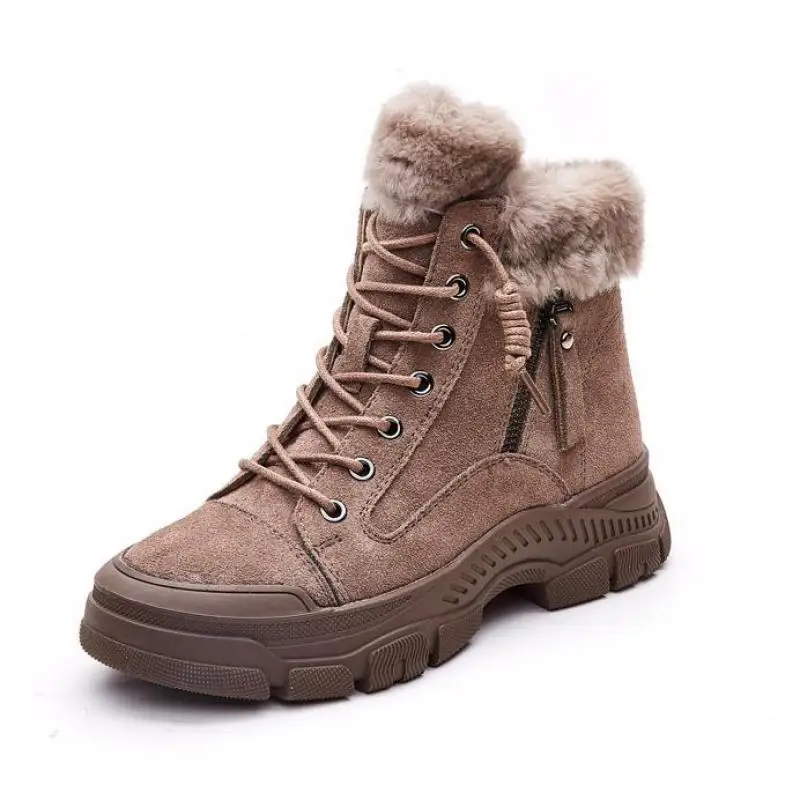 YourSeason Ladies Platform Boots Genuine Leather 2022 Women Zip Plush Warm Winter Spring Casual Concise Round Toe Retro Shoes
YourSeason Ladies Platform Boots Genuine Leather 2022 Women Zip Plush Warm Winter Spring Casual Concise Round Toe Retro Shoes