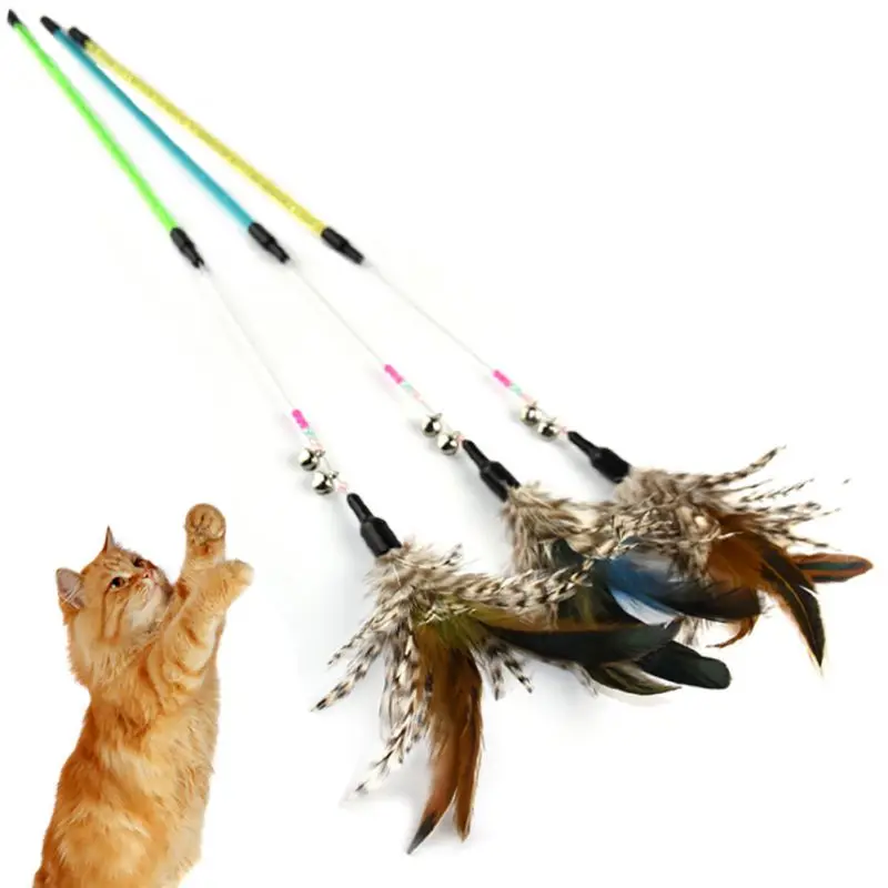 Feather Wand Stick For Cat Catcher Teaser Toy Pet Products Cat Funny Toys Turkey Increase Interactive Pet Products
Feather Wand Stick For Cat Catcher Teaser Toy Pet Products Cat Funny Toys Turkey Increase Interactive Pet Products