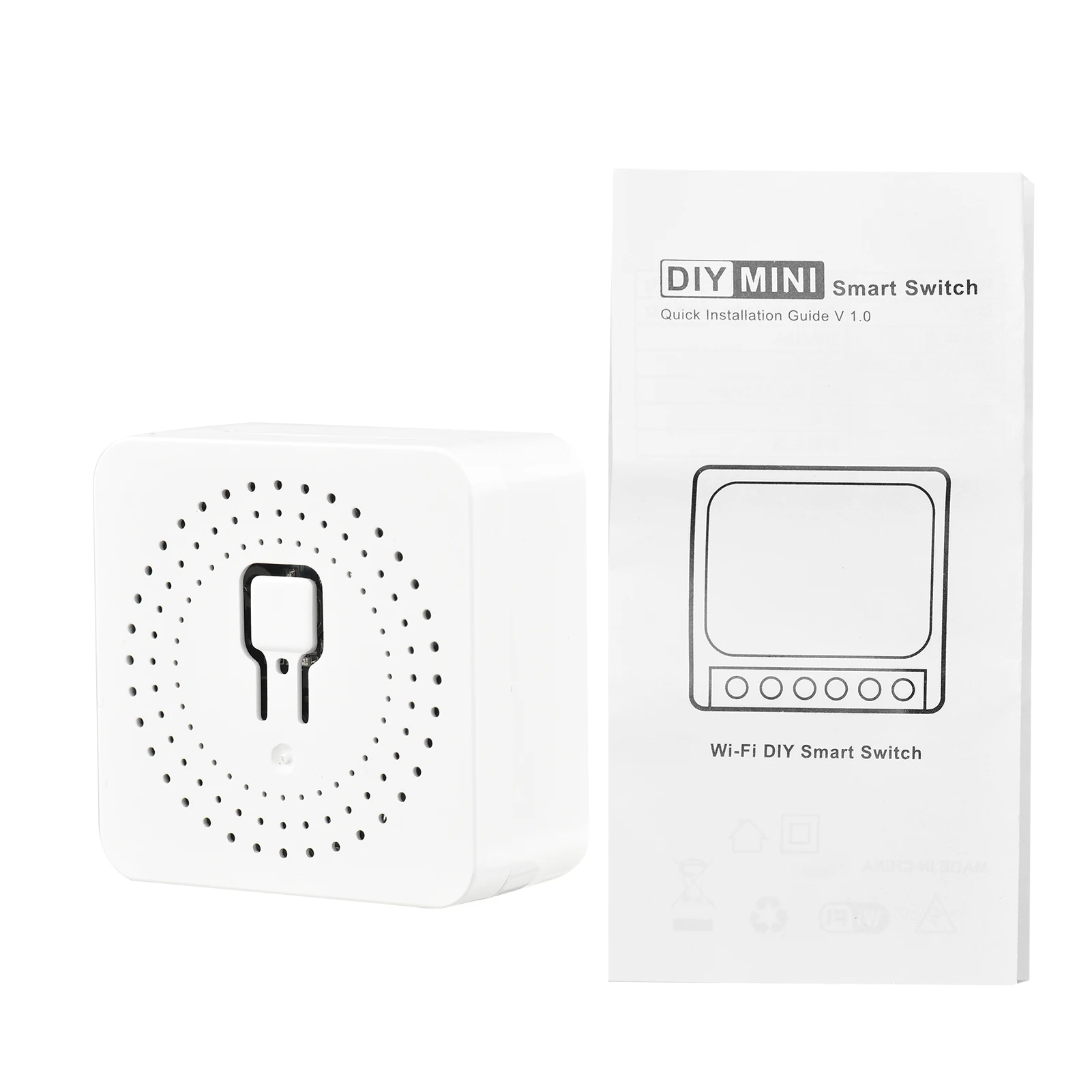 Home Automation 16A Smart Breaker Wi-Fi Intelligent Relay Light Switch APP Remote Control Voice Control Timer Mini Switch Module
Home Automation 16A Smart Breaker Wi-Fi Intelligent Relay Light Switch APP Remote Control Voice Control Timer Mini Switch Module