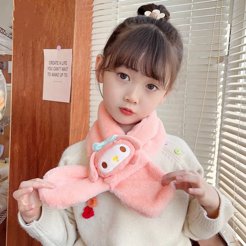Sanrio Scarf My Melody Cinnamoroll Kuromi Hello Kitty Bonbonribbon WinterScarf Loveliness Girl Boys Keep warm Plush Cartoon Gift
Sanrio Scarf My Melody Cinnamoroll Kuromi Hello Kitty Bonbonribbon WinterScarf Loveliness Girl Boys Keep warm Plush Cartoon Gift