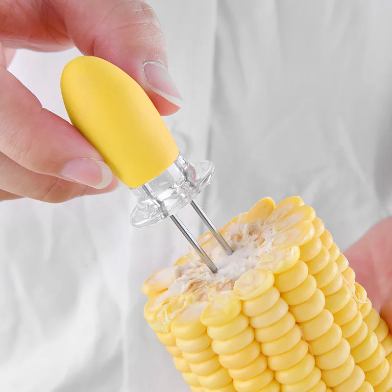 1 Pair Fork Corn Skewer Stainless Steel Corn Holders Fruit Forks Outdoor Barbecue Tool Kitchen BBQ Accessories
1 Pair Fork Corn Skewer Stainless Steel Corn Holders Fruit Forks Outdoor Barbecue Tool Kitchen BBQ Accessories