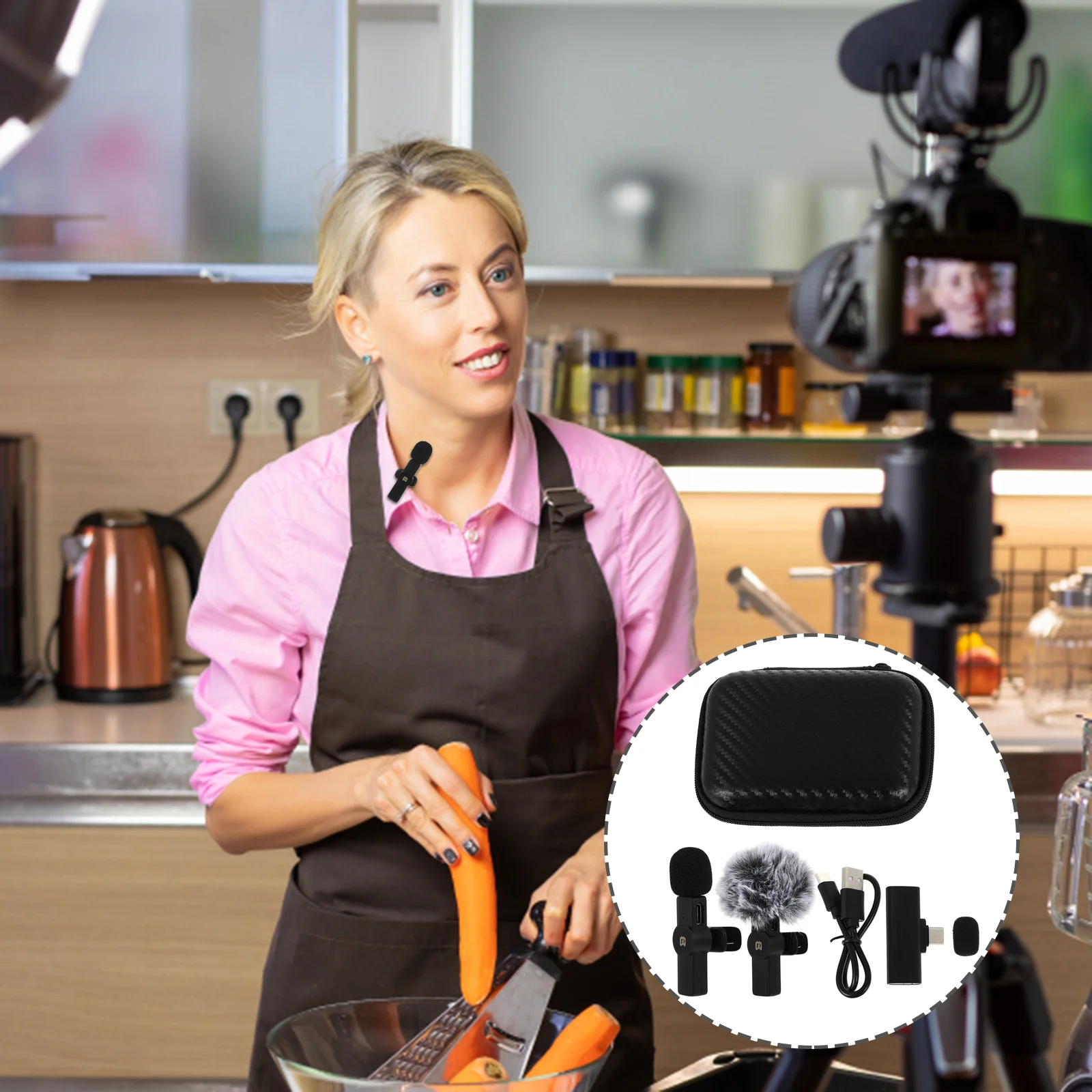 Wireless Microphone Video Recording Laptop Lavalier Microphone Clip On Microphone
Wireless Microphone Video Recording Laptop Lavalier Microphone Clip On Microphone