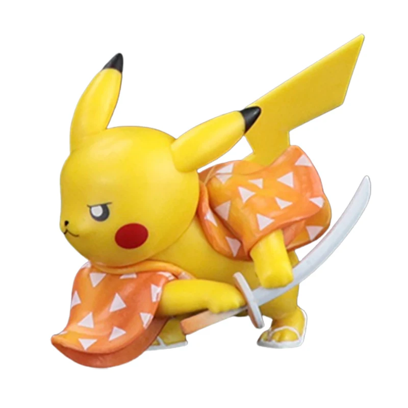 Pokemon Cos Demon Slayer Pikachu Cosplay Agatsuma Zenitsu 9cm Pvc Action Figure Model Handheld Car Accessories Toys Gift
Pokemon Cos Demon Slayer Pikachu Cosplay Agatsuma Zenitsu 9cm Pvc Action Figure Model Handheld Car Accessories Toys Gift