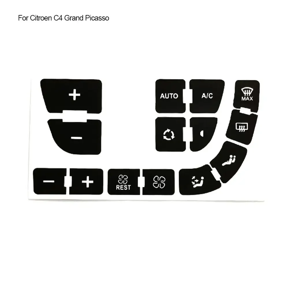 Автомобильная виниловая центральная кнопка управления, ремонтная наклейка, кондиционер, панель управления климат, отделка для Citroen C4 Grand Picasso T2Q2
Автомобильная виниловая центральная кнопка управления, ремонтная наклейка, кондиционер, панель управления климат, отделка для Citroen C4 Grand Picasso T2Q2