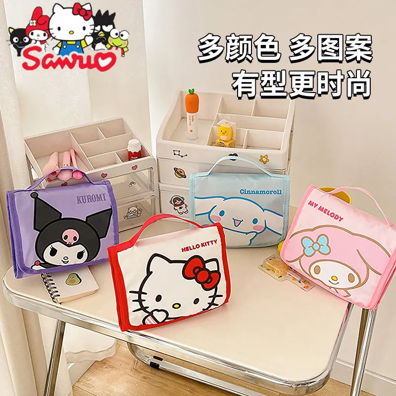 Sanrio Melody Kuromi Hello Kitty Cinnamoroll Pochacco Folding Cartoon Makeup Bag Travel Portable Cosmetics Brush Storage Bag
Sanrio Melody Kuromi Hello Kitty Cinnamoroll Pochacco Folding Cartoon Makeup Bag Travel Portable Cosmetics Brush Storage Bag