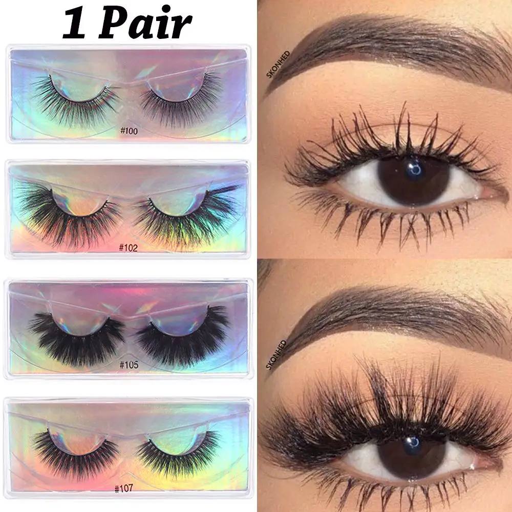 1 Pair 3D Mink Hair False Eyelashes Natural Long Wispy Fluffy Lashes Cross Lightweight Mink Eyelashes Handmade Eye Makeup Tools
1 Pair 3D Mink Hair False Eyelashes Natural Long Wispy Fluffy Lashes Cross Lightweight Mink Eyelashes Handmade Eye Makeup Tools