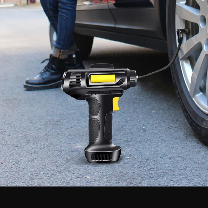 Car Air Compressor Electric Automobiles Tire Inflator Wireless Handheld Car Inflatable Pump 120W Portable with LED Light for Car
Car Air Compressor Electric Automobiles Tire Inflator Wireless Handheld Car Inflatable Pump 120W Portable with LED Light for Car
