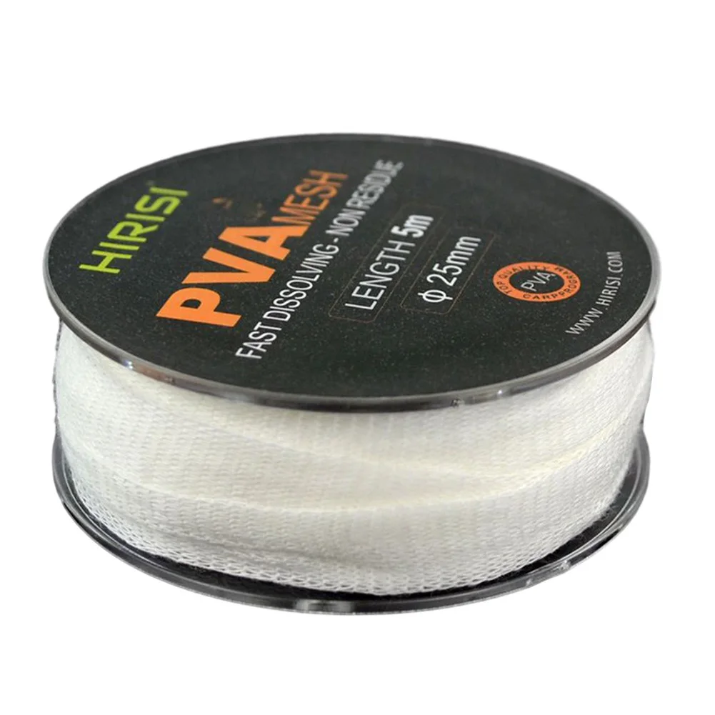 25mmx5m/Roll Carp Fishing PVA Mesh For Water Soluble Fishing Bait And Hook Bait Quick Dissolve Harmless Fishing Lure Mesh
25mmx5m/Roll Carp Fishing PVA Mesh For Water Soluble Fishing Bait And Hook Bait Quick Dissolve Harmless Fishing Lure Mesh