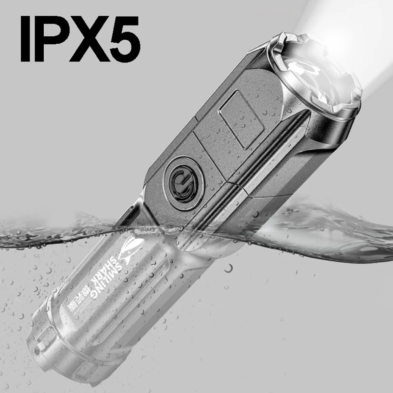 Portable Flashlight Strong Light High-power Rechargeable Zoom Highlight Tactical Flashlight Outdoor Lighting LED Flashlight
Portable Flashlight Strong Light High-power Rechargeable Zoom Highlight Tactical Flashlight Outdoor Lighting LED Flashlight