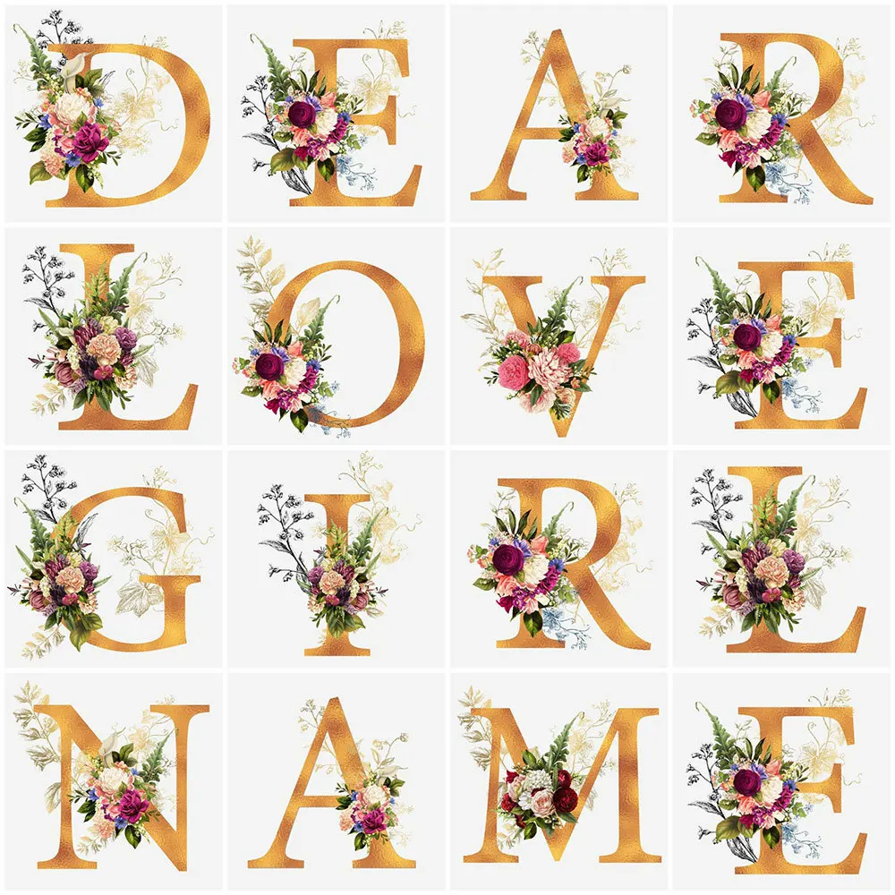 JIEME 5D DIY Diamond Painting Flower Letter Cross Stitch Kit Full Drill Round Embroidery Mosaic Art Picture of Rhinestones
JIEME 5D DIY Diamond Painting Flower Letter Cross Stitch Kit Full Drill Round Embroidery Mosaic Art Picture of Rhinestones