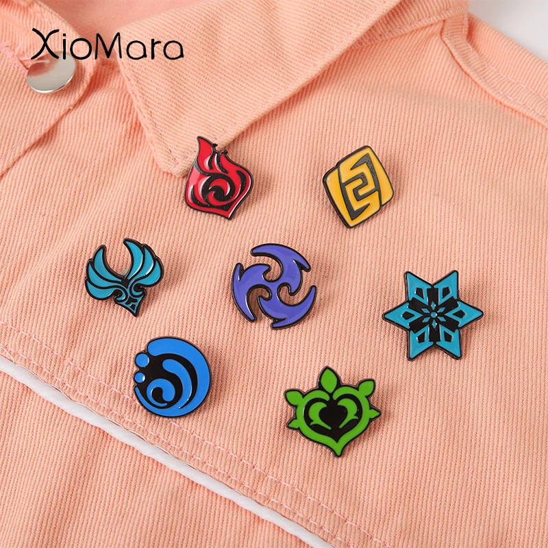Genshin Impact Badges Enamel Pin Eyes Of God 7 Elements Trendy Game Brooches On Clothes Lapel Pins Jewelry Gift for Friend
Genshin Impact Badges Enamel Pin Eyes Of God 7 Elements Trendy Game Brooches On Clothes Lapel Pins Jewelry Gift for Friend