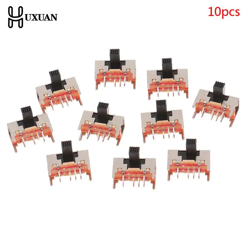 10PCS Panel PCB 8 Pin 3 Position 2P3T DP3T Slide Switch Side Knob Straight Foot Switch Handle Toggle Power Switch SK23D05
10PCS Panel PCB 8 Pin 3 Position 2P3T DP3T Slide Switch Side Knob Straight Foot Switch Handle Toggle Power Switch SK23D05