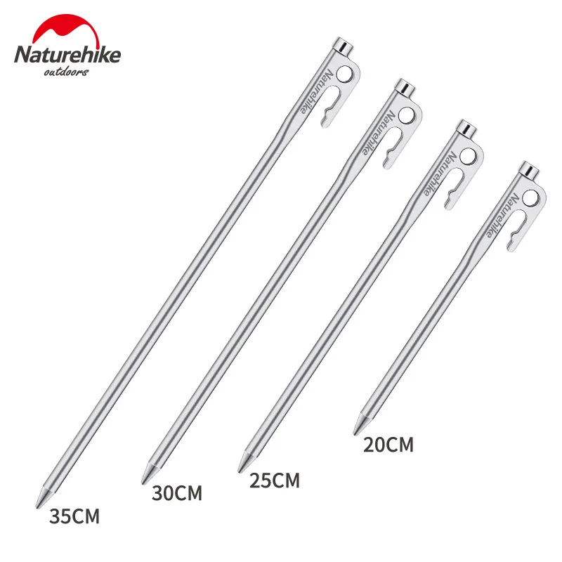 Naturehike Stainless Steel Pegs Garden Tent Stake Large Awning Tent Stake High Strength Camping Stake Outdoor Gear Accessories
Naturehike Stainless Steel Pegs Garden Tent Stake Large Awning Tent Stake High Strength Camping Stake Outdoor Gear Accessories