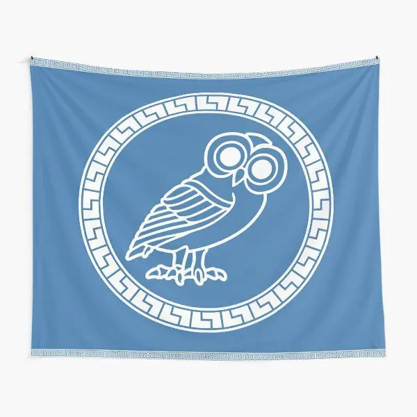 

Athenian Owl Tapestry Decoration Beautiful Printed Yoga Art Home Bedroom Living Bedspread Hanging Travel Decor Wall Towel Room