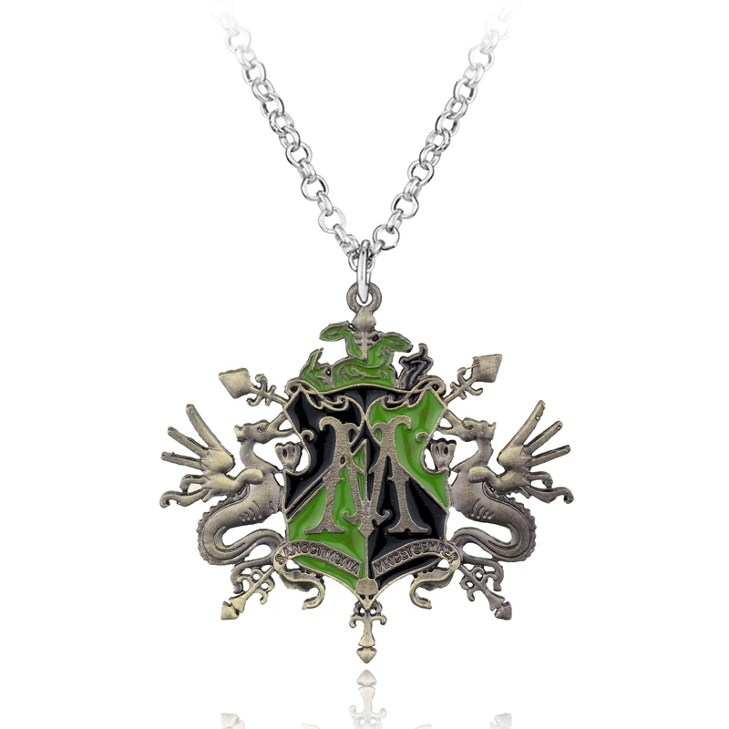 Harrt Potter Malfoy Family Badge Pendant Necklace Magic College Cosplay Jewelry Fashion Necklaces for Women Men Accessories
Harrt Potter Malfoy Family Badge Pendant Necklace Magic College Cosplay Jewelry Fashion Necklaces for Women Men Accessories