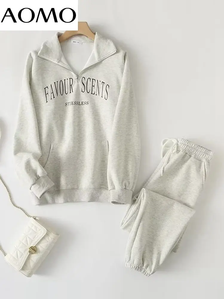 AOMO 2022 Women tracksuit thick suit 2 pieces sets hoodies sweatshirt and pants suits YU296A
AOMO 2022 Women tracksuit thick suit 2 pieces sets hoodies sweatshirt and pants suits YU296A