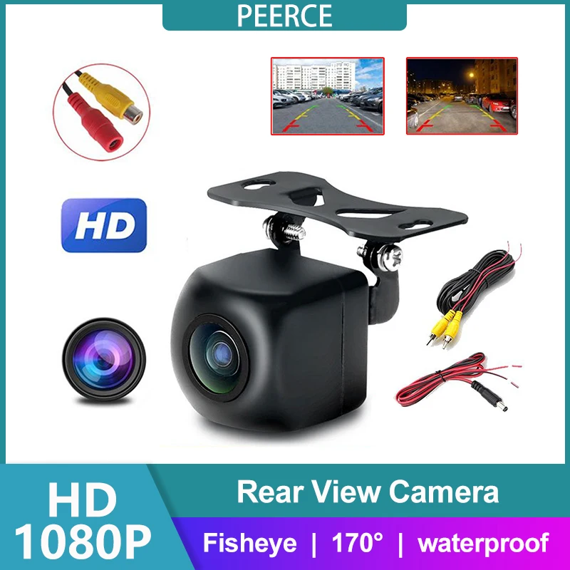 PEERCE R1 AHD rear view mirror camera 4 LED 170° night vision Waterproof 12V Universal HD Video In stock car accessories
PEERCE R1 AHD rear view mirror camera 4 LED 170° night vision Waterproof 12V Universal HD Video In stock car accessories