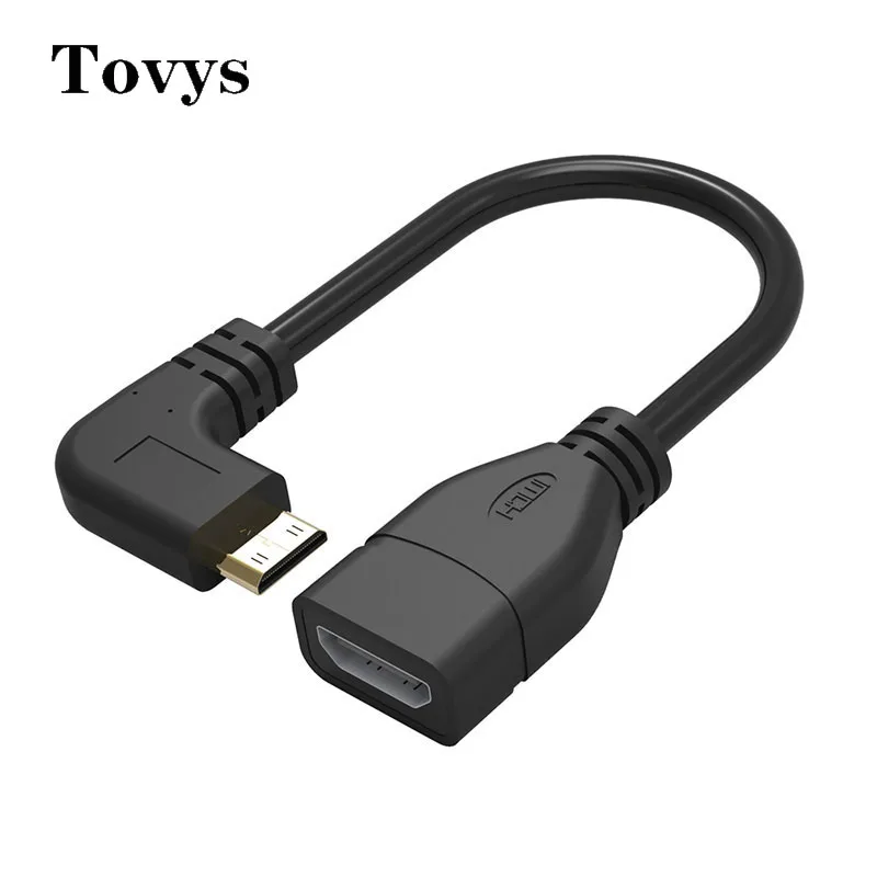 Mini HDMI-compatible Adapter 90 Degree 1080P Mini HDMI male to HDMI female Converter Cable for HDTV Camera Projector LCD Monitor
Mini HDMI-compatible Adapter 90 Degree 1080P Mini HDMI male to HDMI female Converter Cable for HDTV Camera Projector LCD Monitor